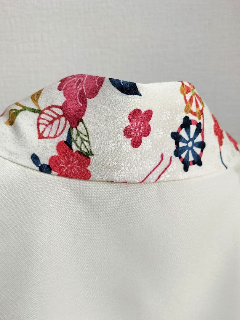 【新品限定】99歳白寿祝い(正絹梅牡丹竹合わせ)ちゃんちゃんこ3点セット