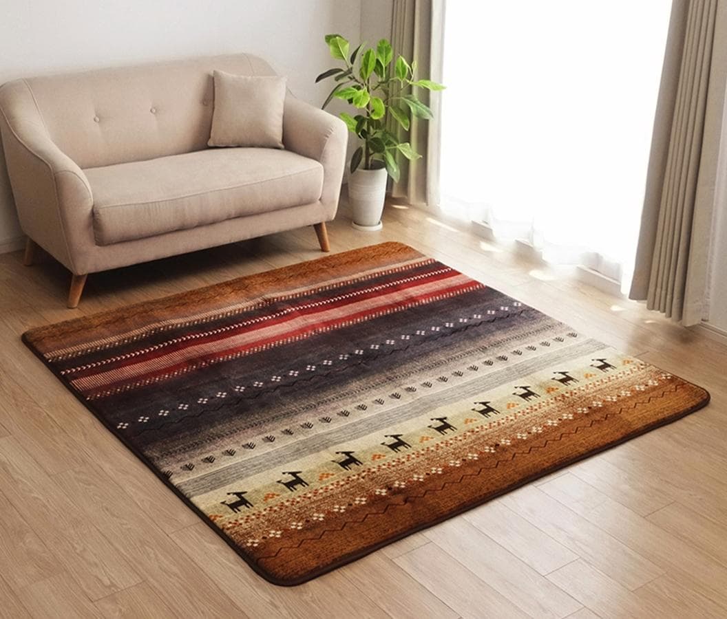 【新生活推し10%引】北欧ラグ ギャベ柄 ラディ6畳 220x320cmミックス