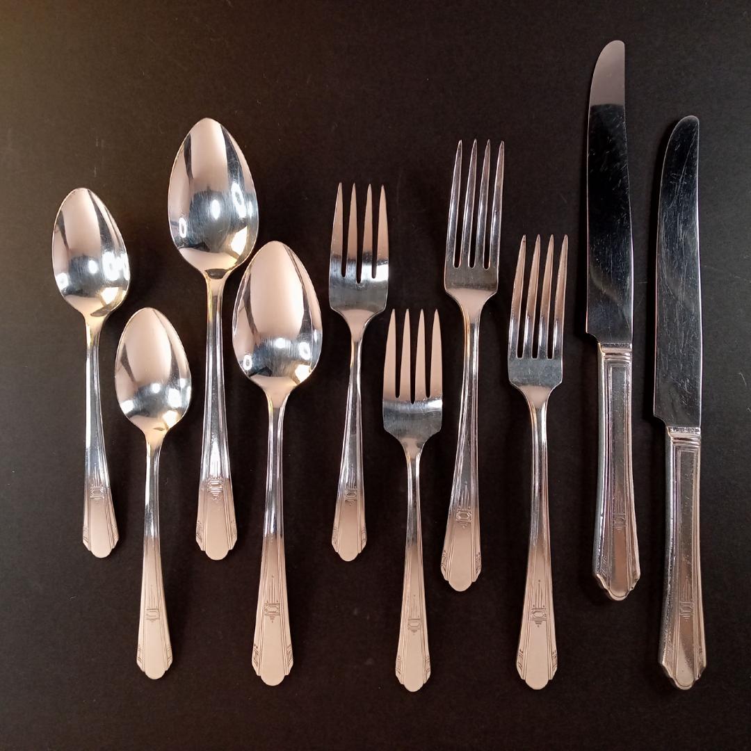 アールデコ1933年WM ROGERSカトラリーPARAMOUNT シルバーPL