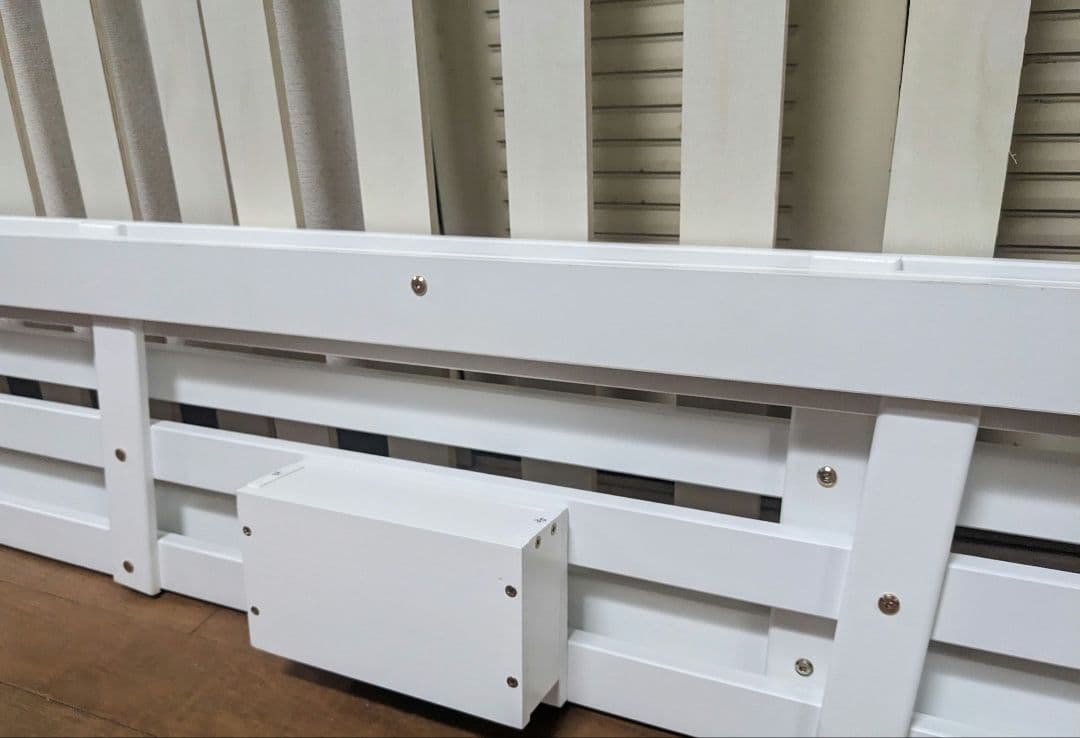 マロン様★天然木 白 ロフトベッド 二段ベッド 美品 関東地方限定