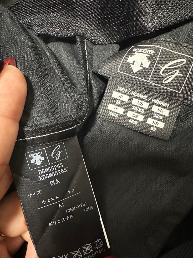 DESCENTE メンズパンツ M 黒