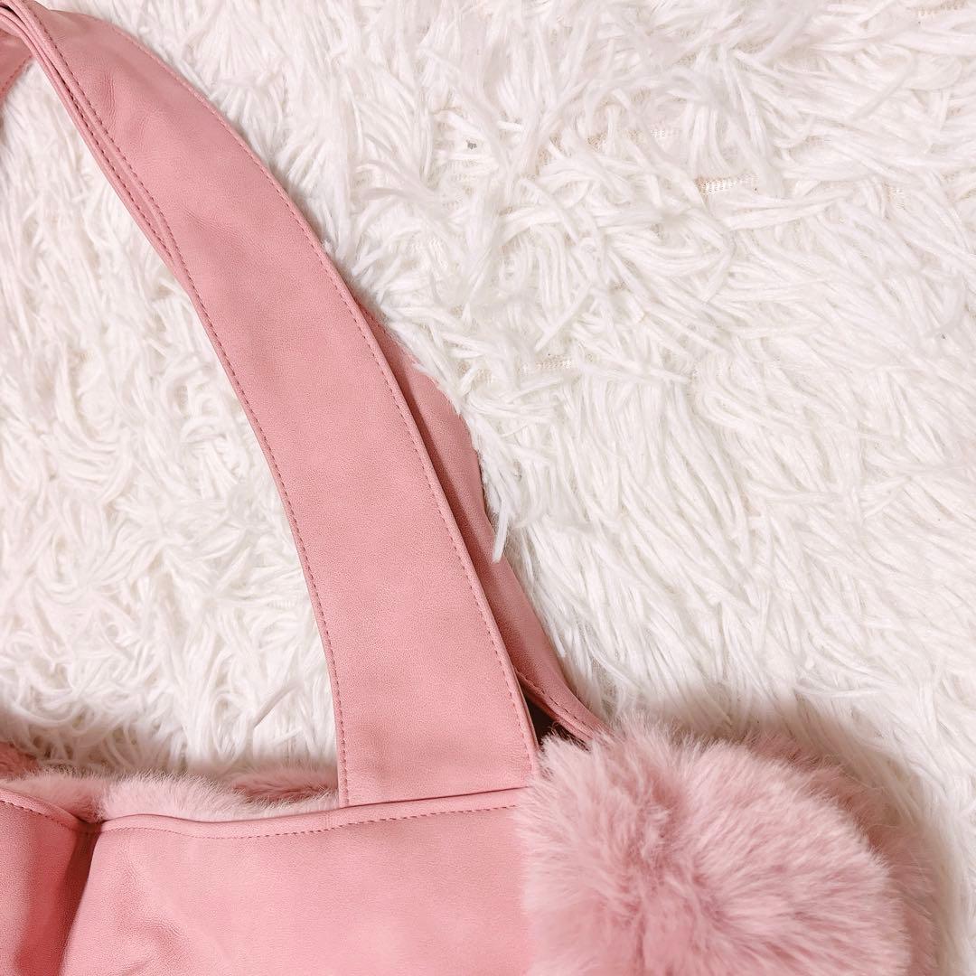 CIRCUS CIRCURS ファー キャリー バッグ トート ふわふわ ピンク