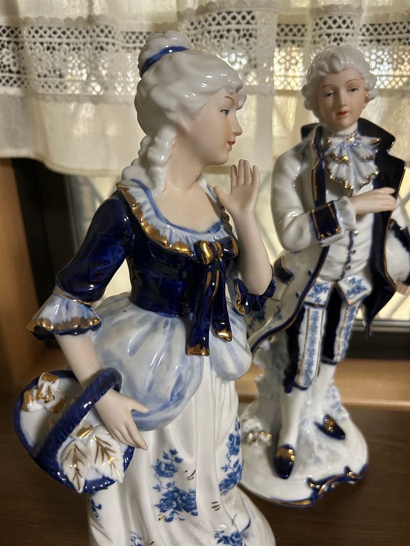 ドマン社　陶器人形　ペア