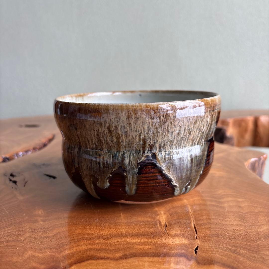 高取焼 瓢 建水 阿漕窯 青柳翠峯造 茶道具 共箱