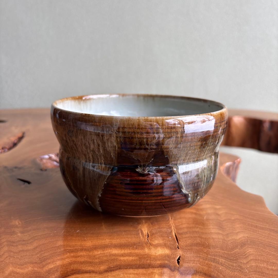 高取焼 瓢 建水 阿漕窯 青柳翠峯造 茶道具 共箱