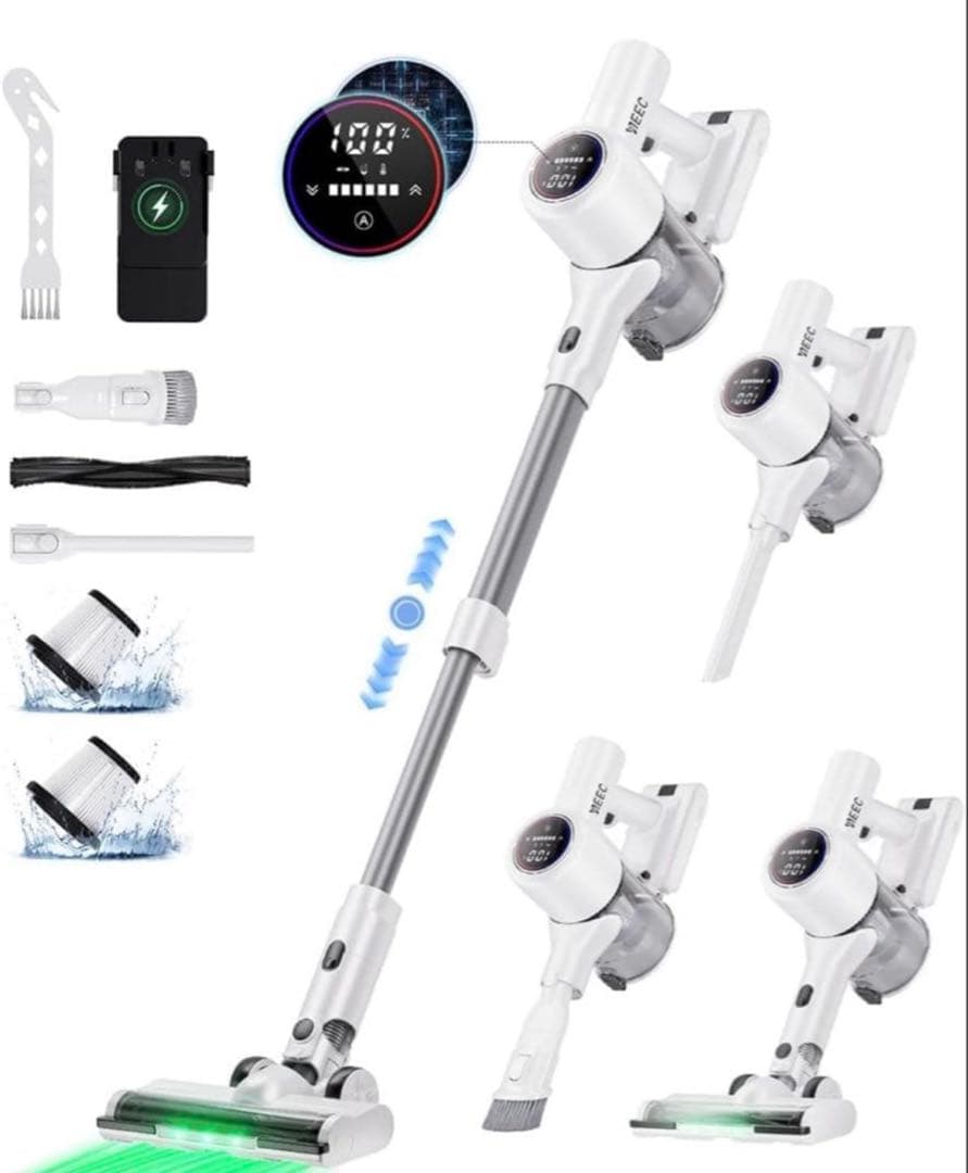 掃除機コードレス2026業界注目!自動式吸引力AI調整 70Kpa真の強力吸引力