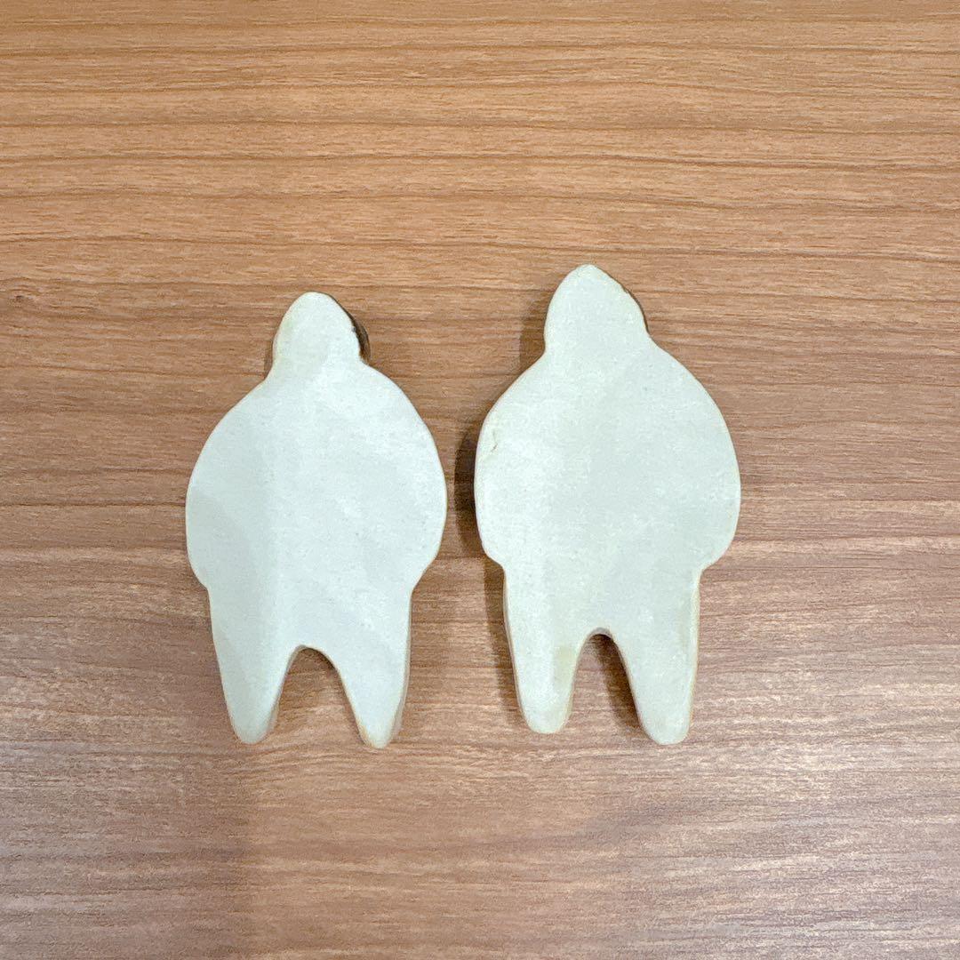 五月女京子さん　人魚と相撲取り　箸置き4個セット