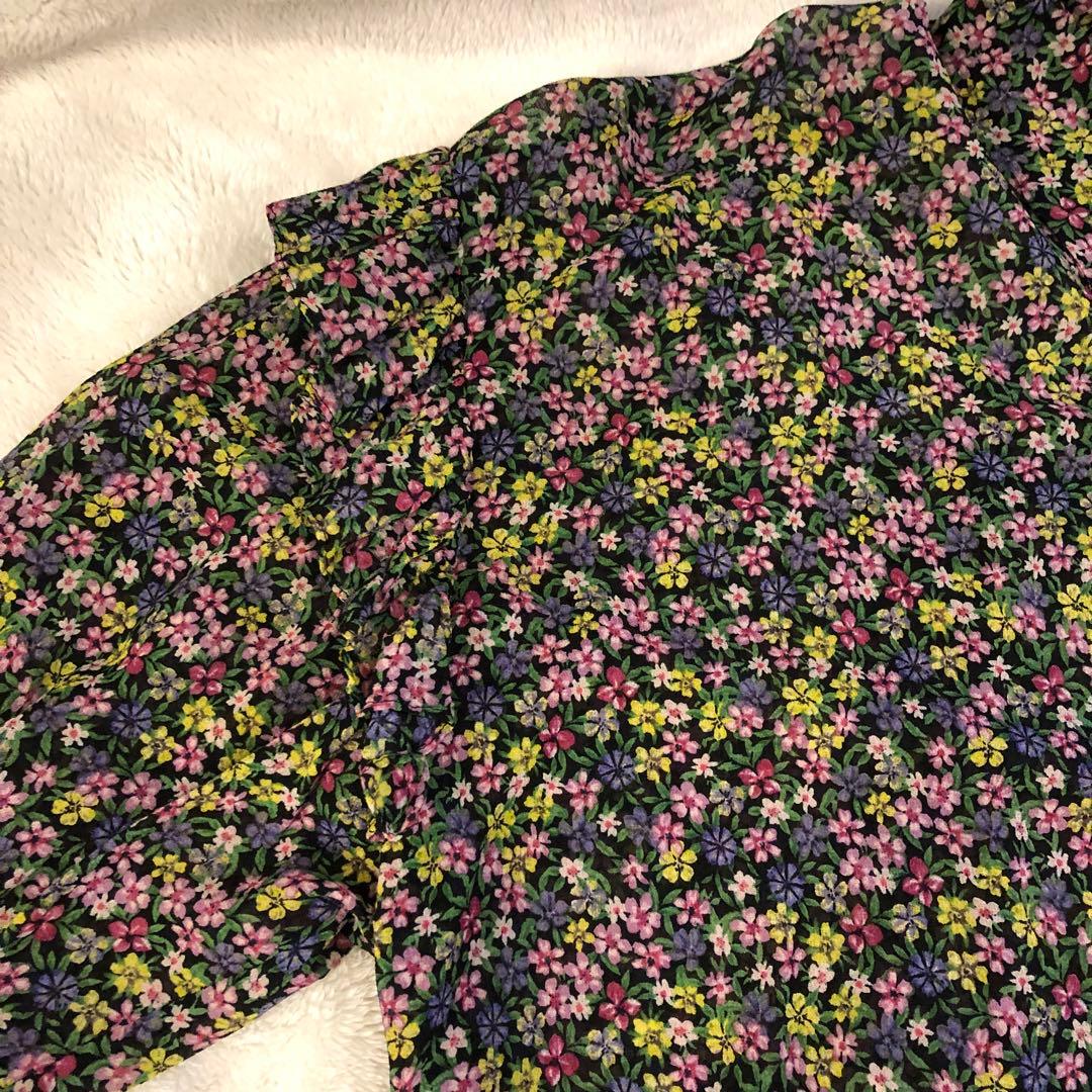 ルールロジェットleur logette シルク フラワープリント ブラウス