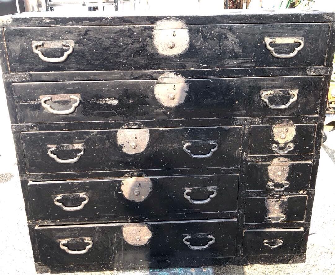 昭和レトロ　明治大正　和ダンス　家具