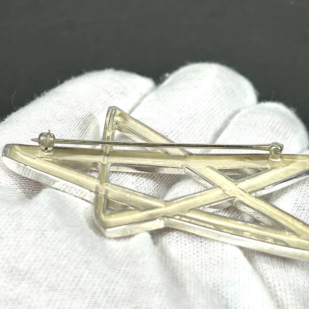 ティファニー ブローチ スターモチーフ 星 シルバー925 ヴィンテージ バッジ