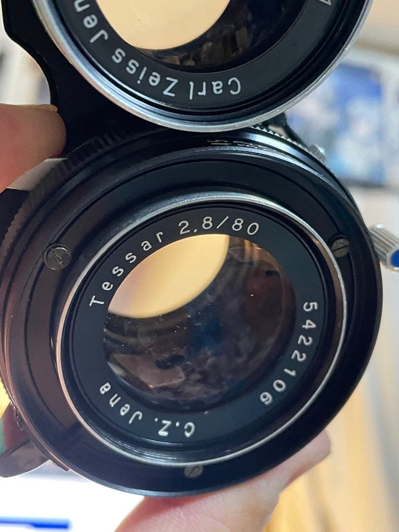 マミヤ　二眼　レンズ　ツァイス　zeiss tessar 80mm f2.8