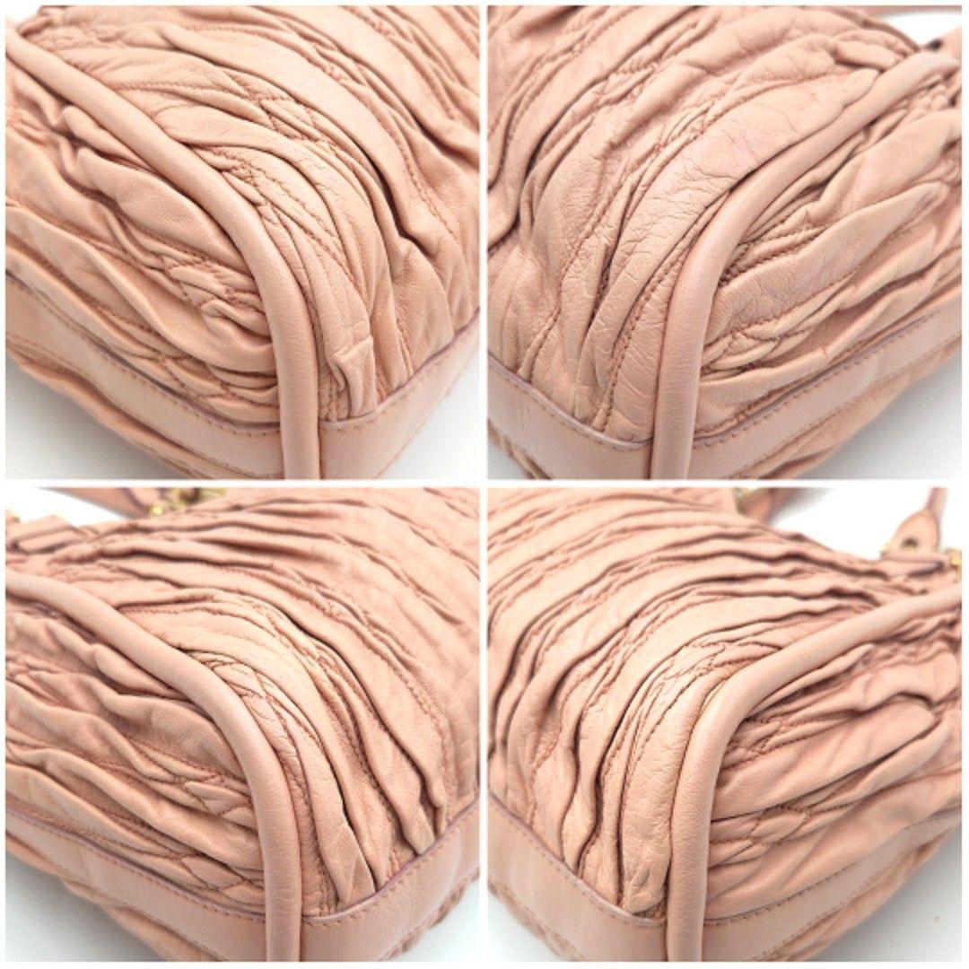 良品✨BALLY ショルダーバック トートバッグ ギャザー ロゴチャーム レザー