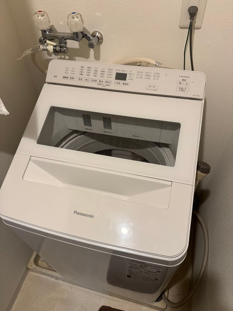 Panasonic NA-FA8K1 2022年製 風呂水　液体洗剤自動投入