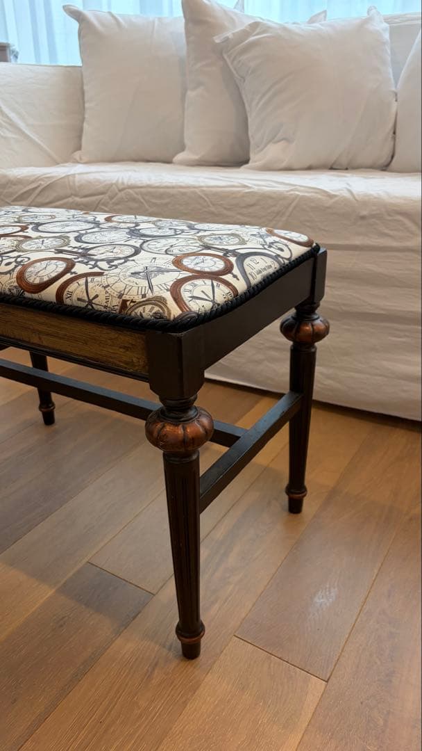 イギリスアンティーク　スツール　ベンチ