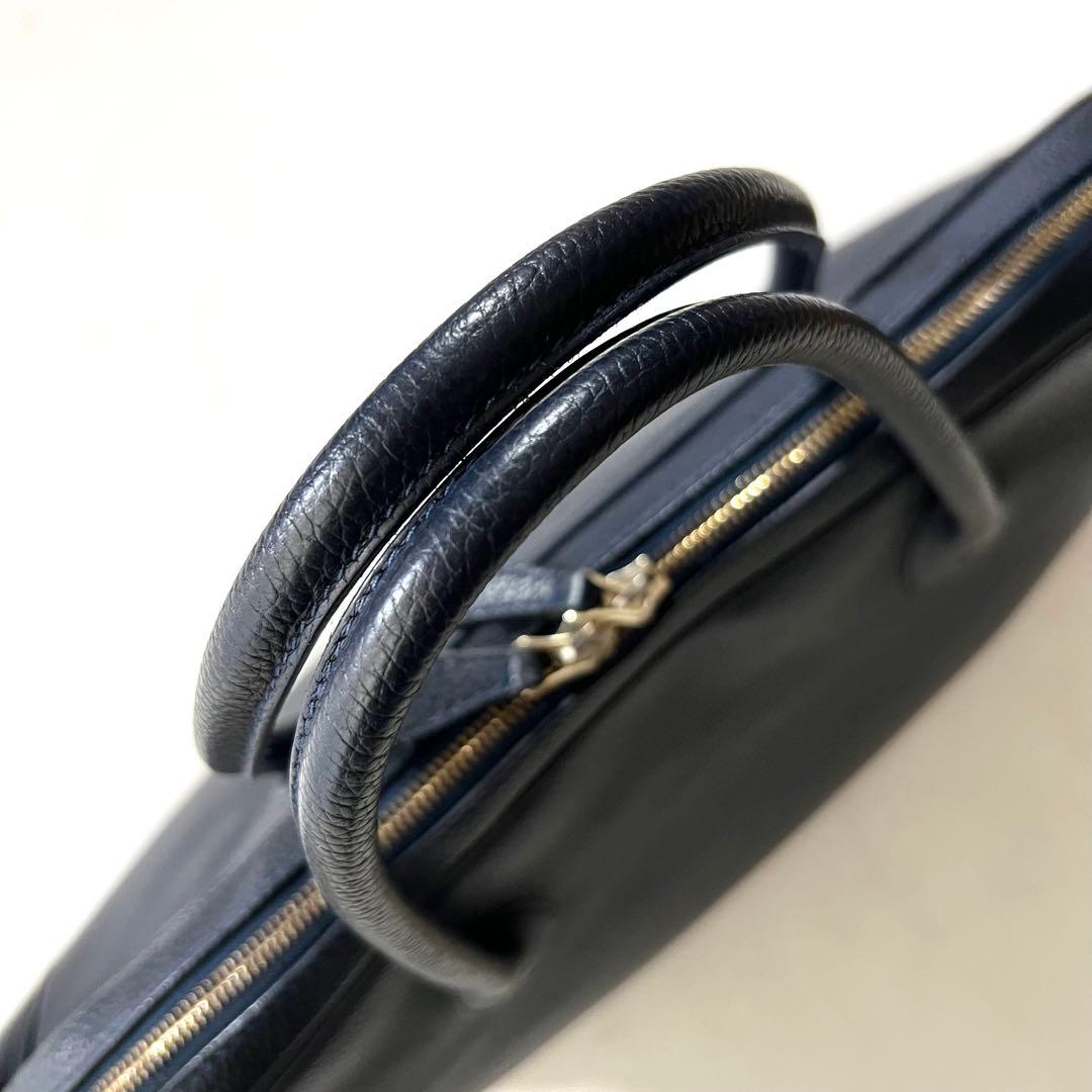 Cisei シセイ ビジネスバッグ トートバッグ 990 ネイビー レザー A4