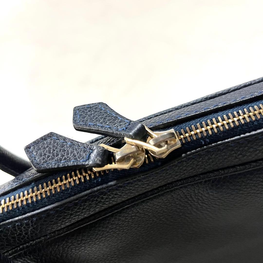 Cisei シセイ ビジネスバッグ トートバッグ 990 ネイビー レザー A4