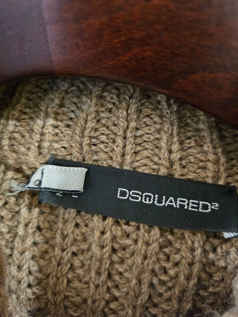 【ディースクエアード】DSQUARED² メンズ　ベージュ ダッフルコート