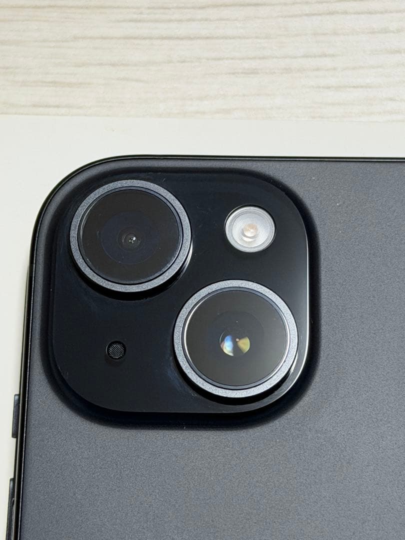 【極美品】iPhone15plusブラック128GB SIMフリー最大容量99%