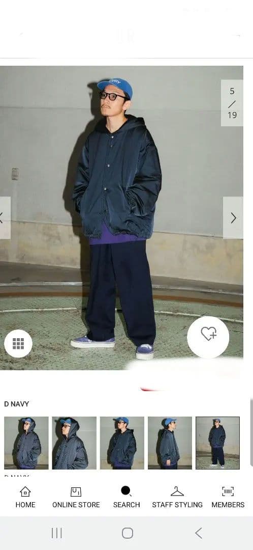 Wide Dad　Dad NYLON COACH PARKA　1