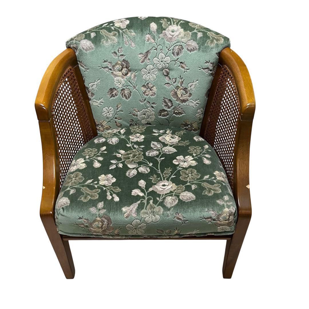 三越家具 ブルージュシリーズ 1人掛けソファ カントリースタイル アンティーク