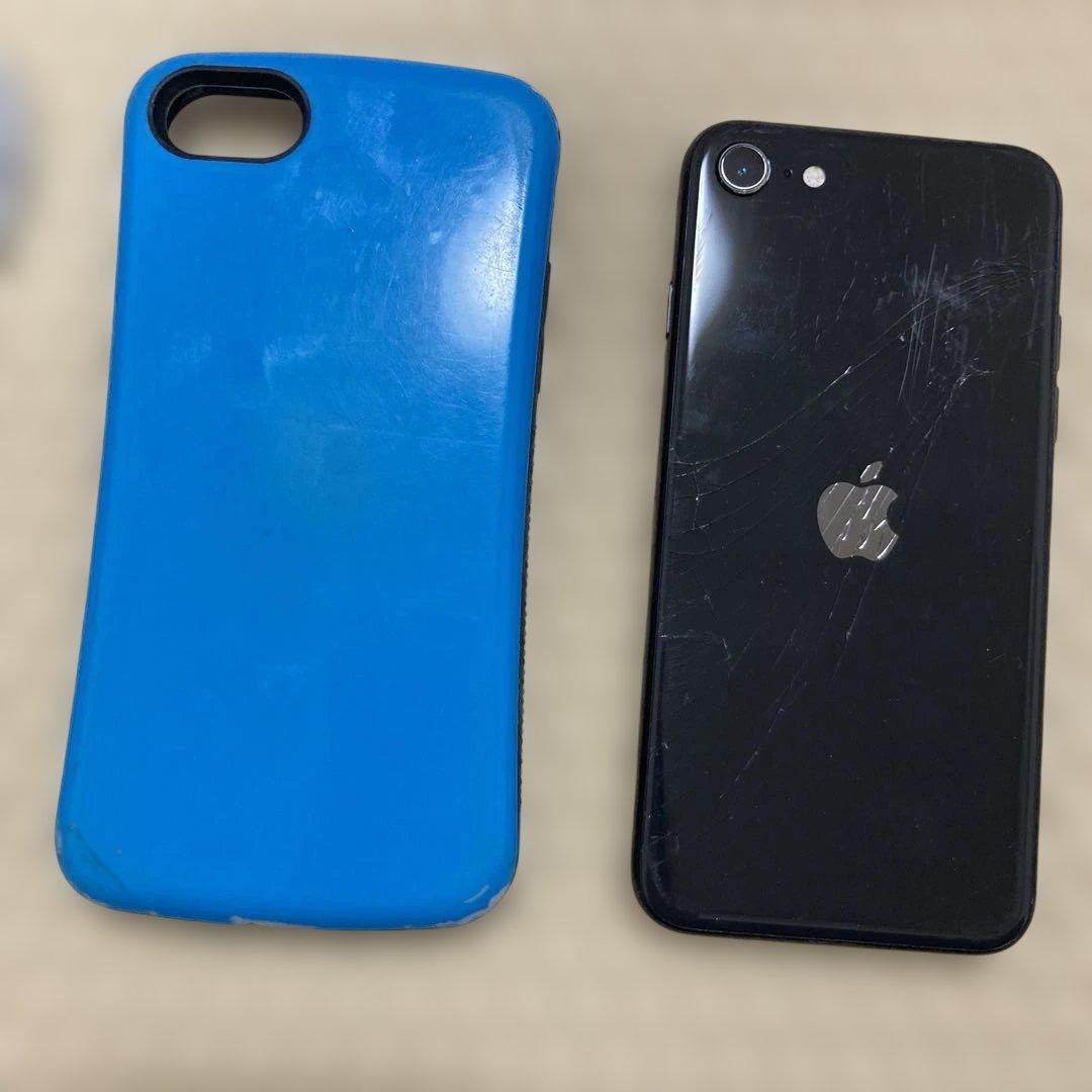 最終価格本日までiPhone SE 64GB simフリー　ブラック iFace