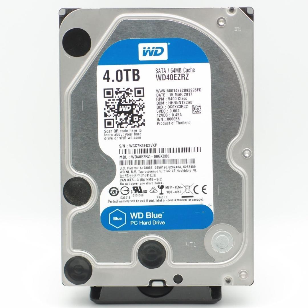【即発送】WD Blue 4TB WD40EZRZ CMR HDD