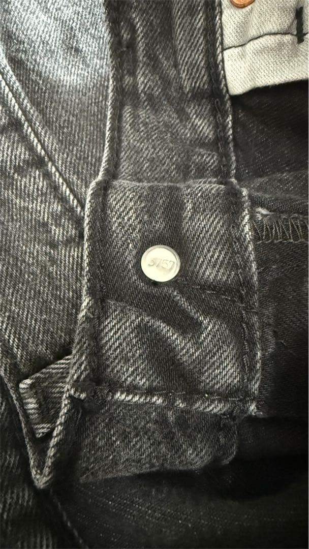 Levi's 501(R) ジーンズ WORN IN ブラックW36