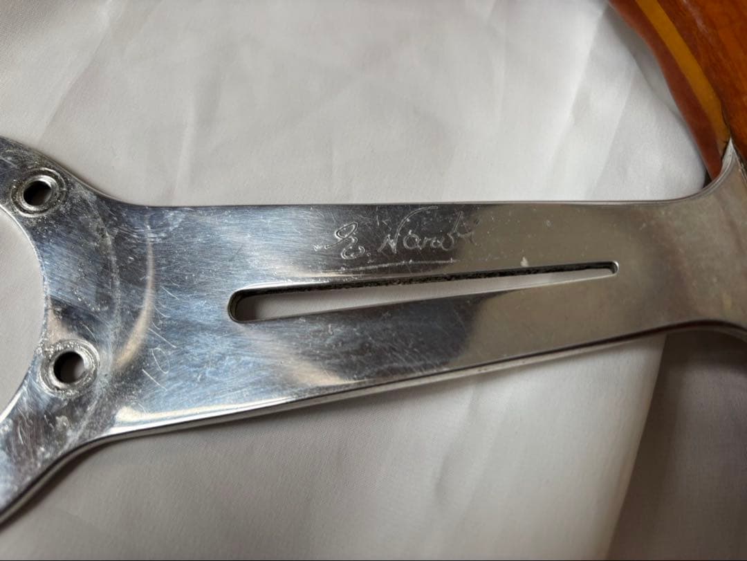 ド*ド様 ウッドステアリングホイール 3スポーク 本体　ボスセット