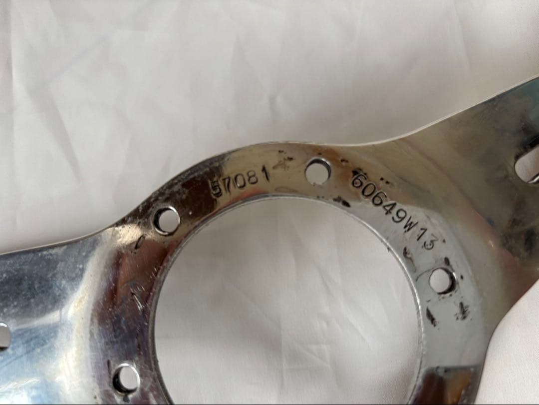 ド*ド様 ウッドステアリングホイール 3スポーク 本体　ボスセット