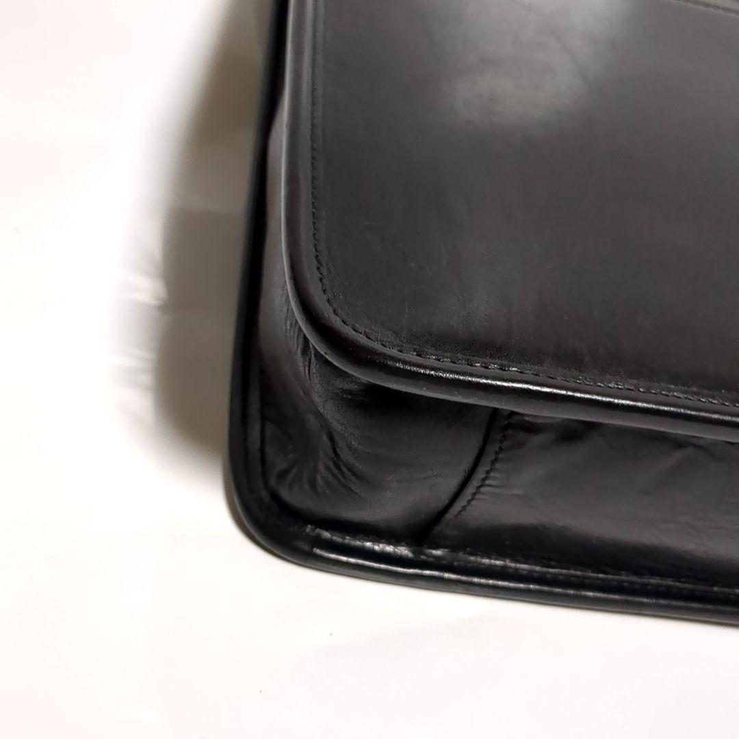 ✨PORTER✨クラーク ビジネスバッグ レザー ロゴ ブラック