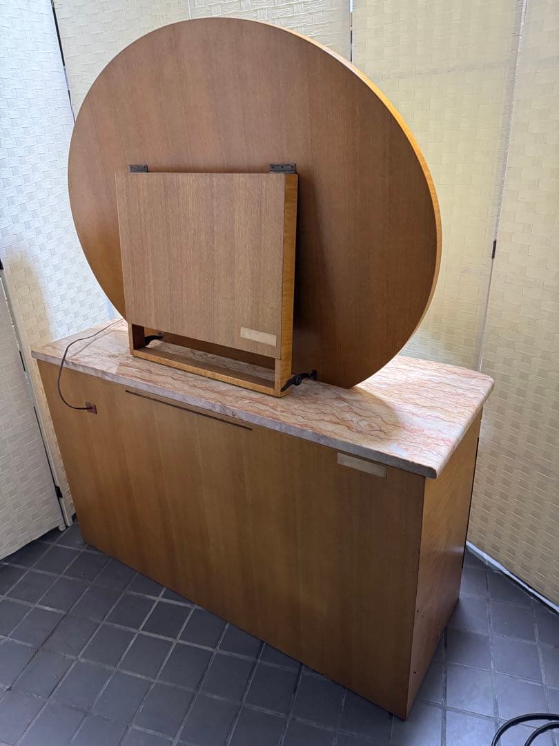 定価約30万円アンティーク天然大理石ドレッサー【価格応相談】