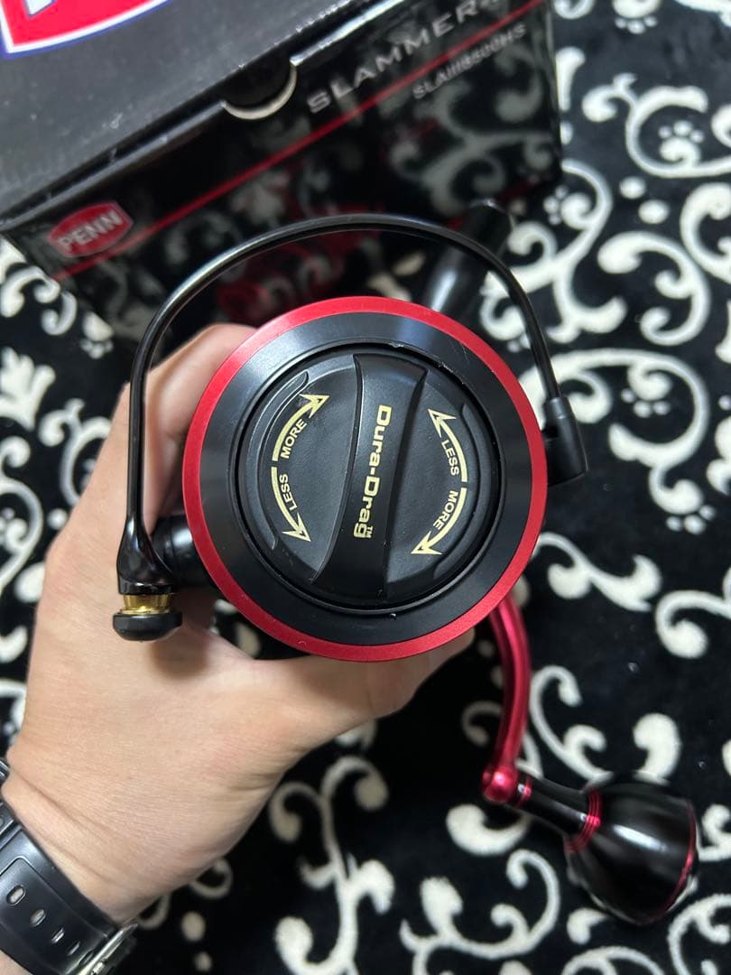 スラマー3 8500HS リールシート取り付けカスタム済み