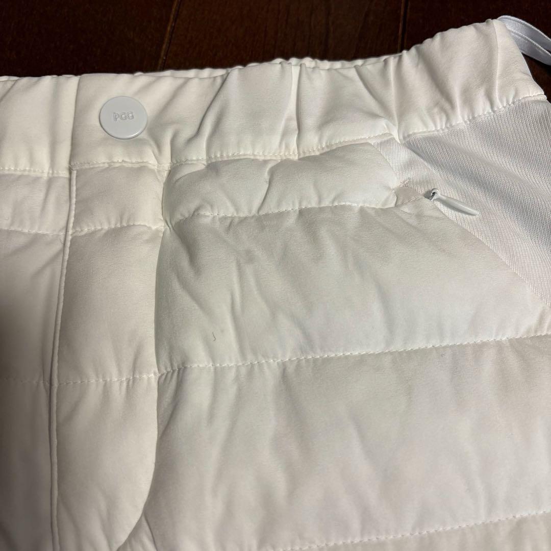 PGGアモッサ×N yメカニカルストレッチタフタホワイトスカートサイズ1