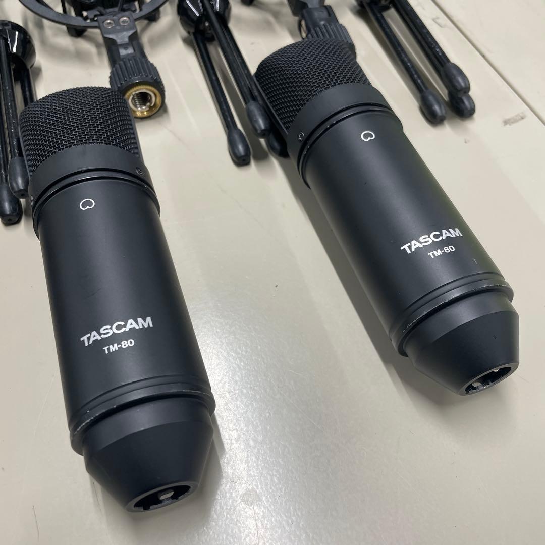 タスカム　コンデンサーマイク　TM-80 4セット