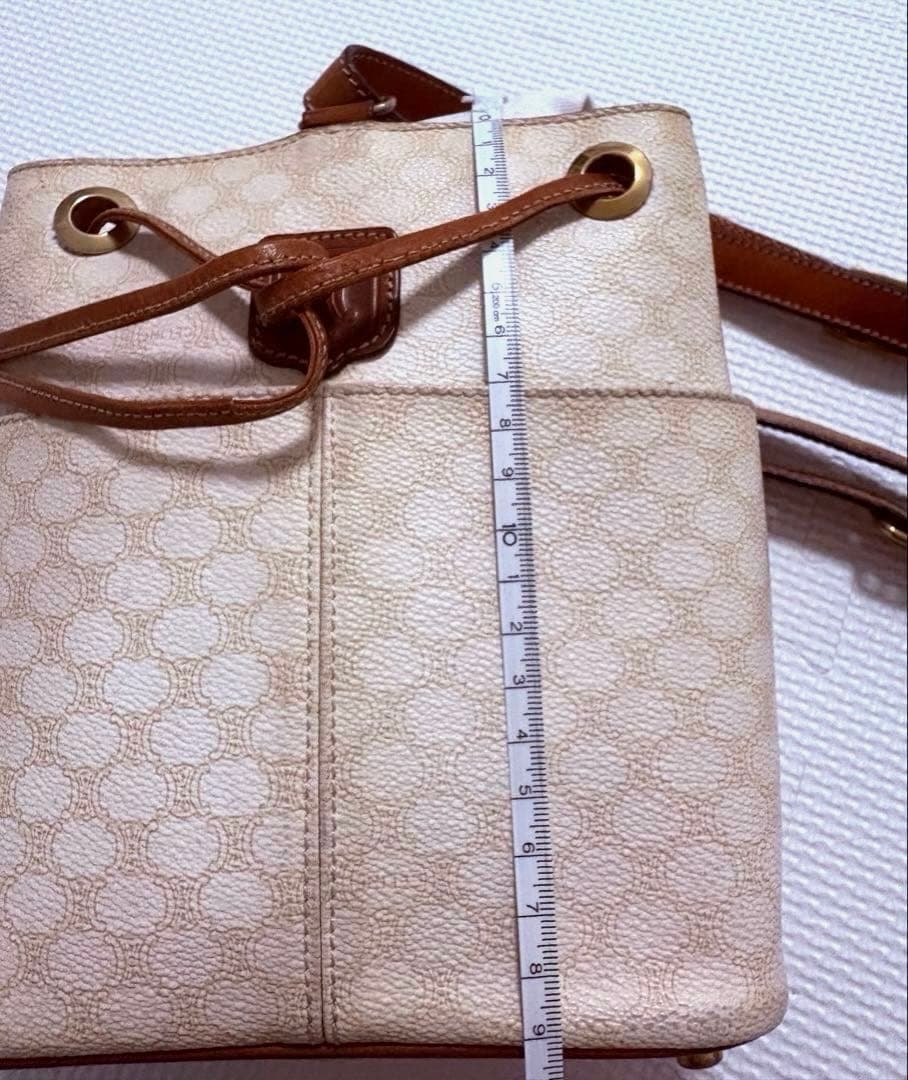 CELENEオールドセリーヌマカダム柄　　　　　　　　　　ショルダーバッグ巾着型