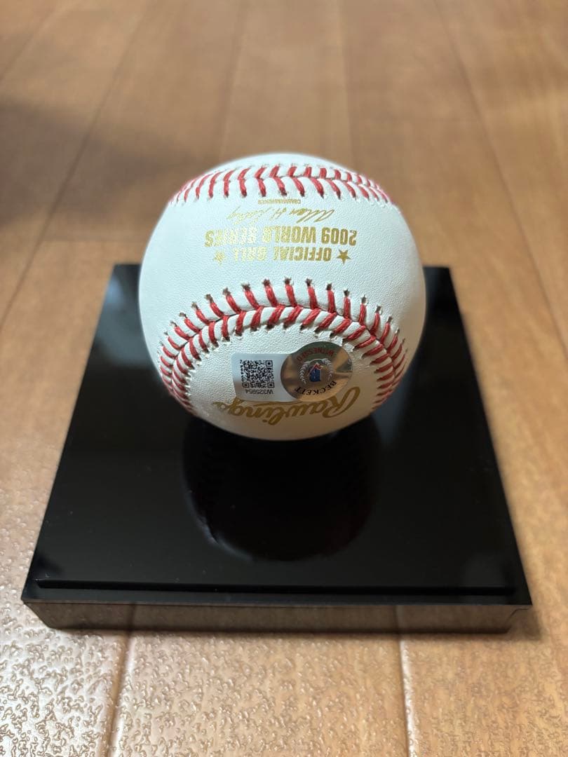 ヤンキース 松井秀喜　09ワールドシリーズ　直筆サインボール