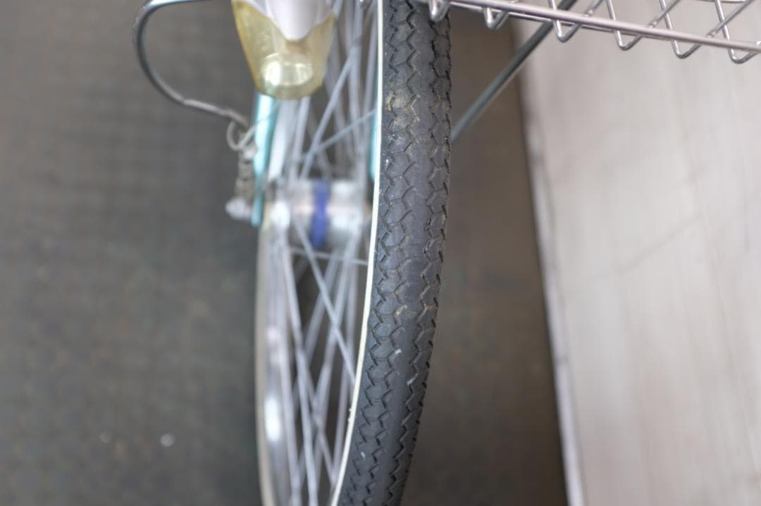 ブリヂストン製　軽快車　24インチ　シングル　ライト