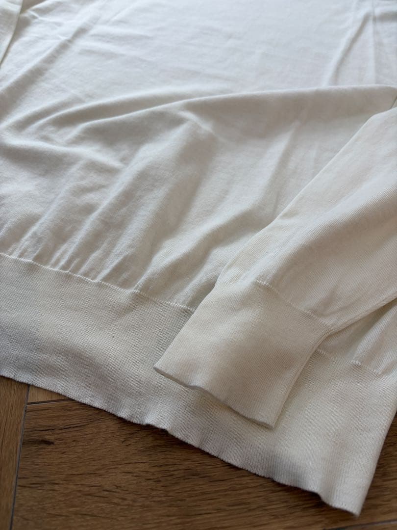 試着のみ　21ss COMOLI コモリ　18Gクルーネックニット　フリーサイズ