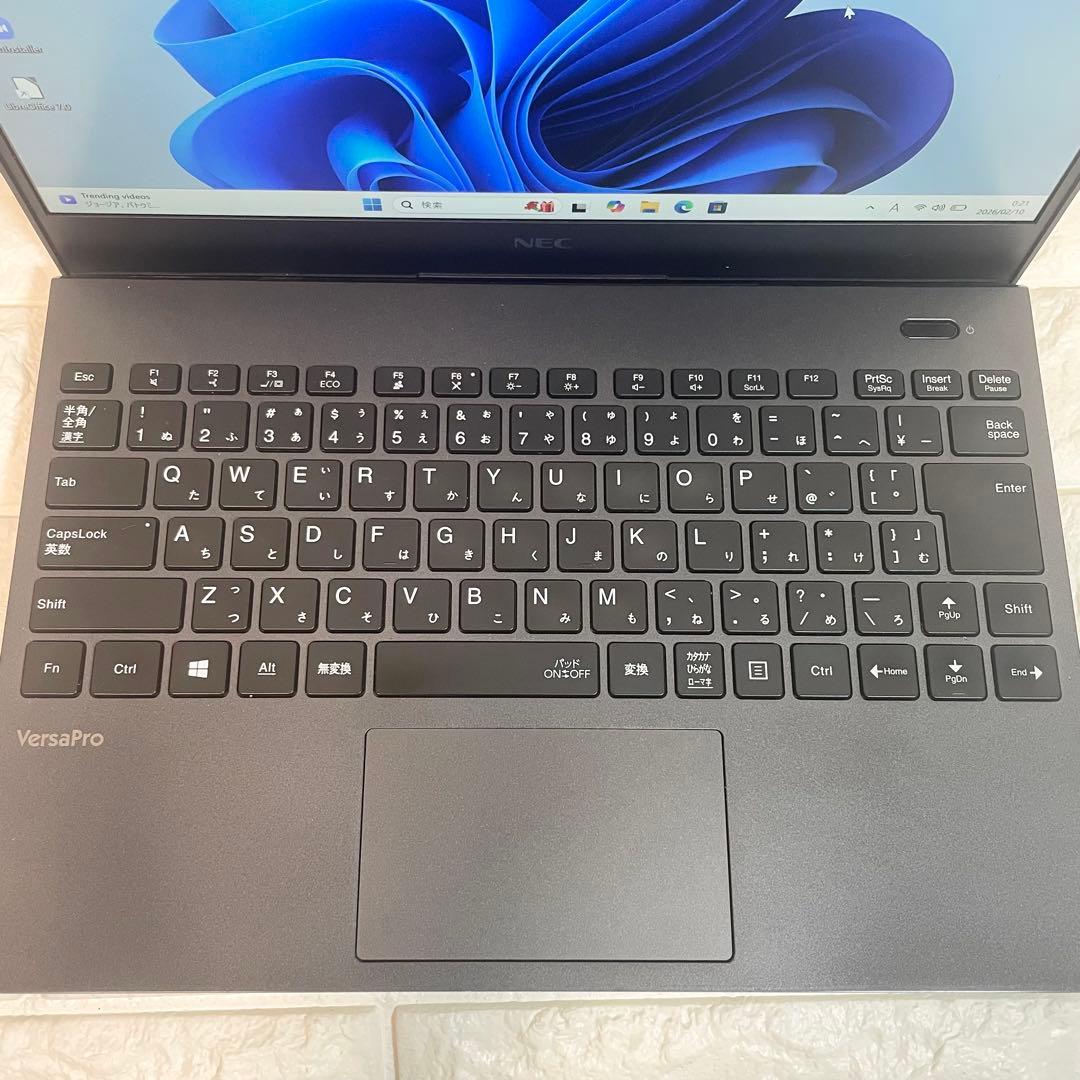 【即使用可】i7-第10世代/メモリ16GB/SSD256GB NECノートPC