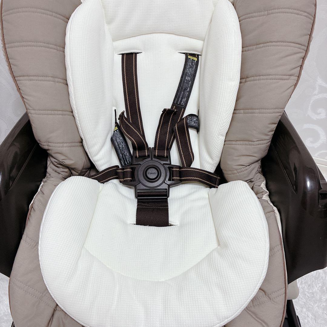 【美品】Combi コンビ ネムリラAT 新生児 自動 ハイローチェア