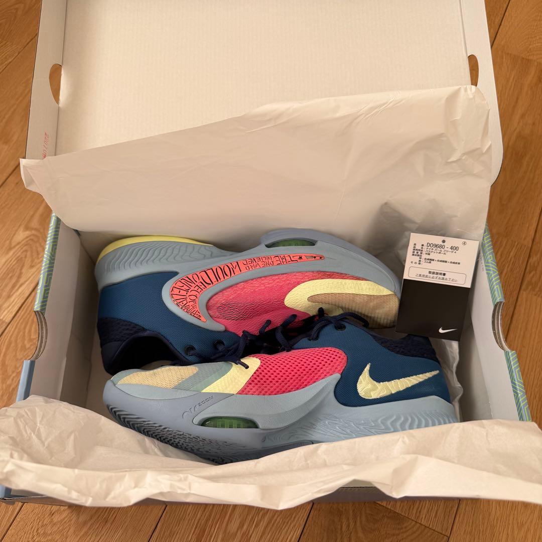 NIKE ZOOM FREAK 4 28.5cm マルチカラー★ナイキ★黒タグ付