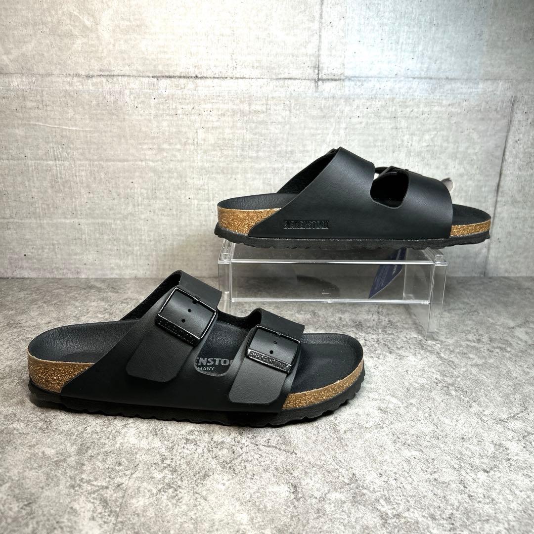 新品・タグ付き【ビルケンシュトック】アリゾナ/ビルコフロー/ブラック/24/幅広