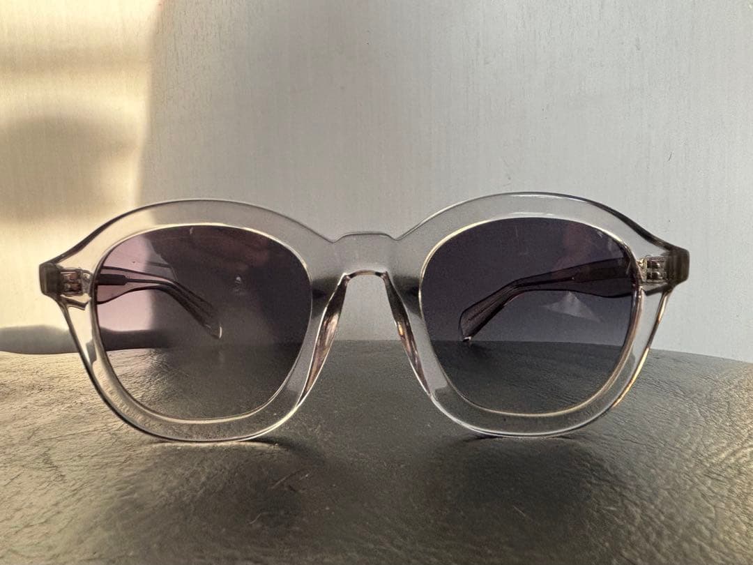 【美品】セリーヌクリア 太縁 ウェリントン メガネ サングラス