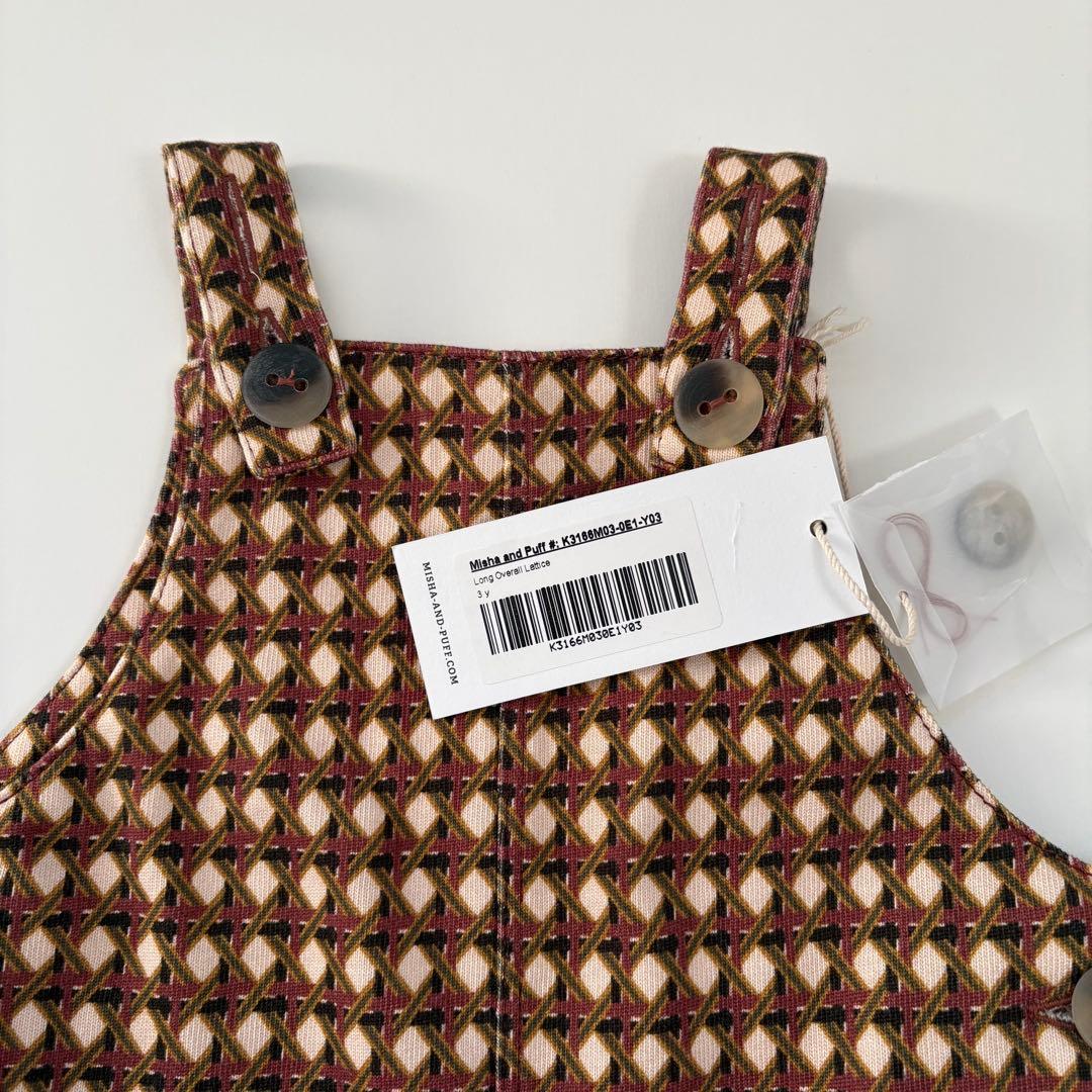 【新品】misha&puff Long Overall Lattice / 3y
