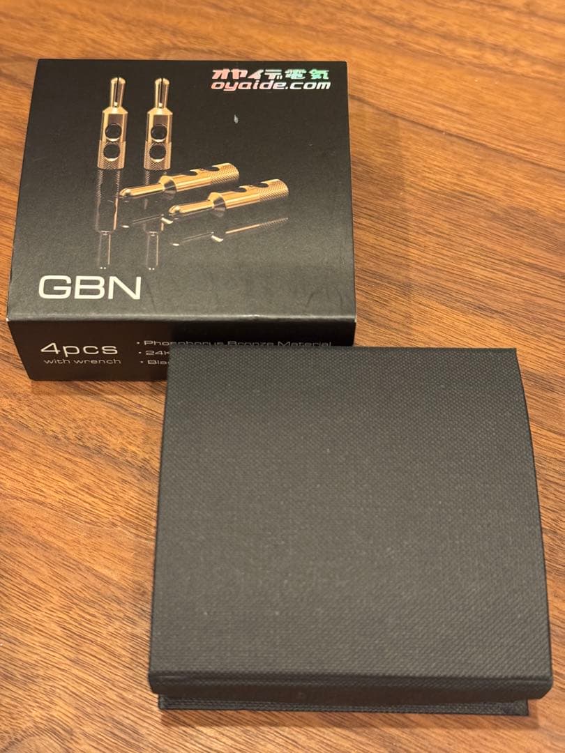 【5セット】オヤイデ電気 GBN 24Kダイレクト金メッキネジ止め式バナナプラグ