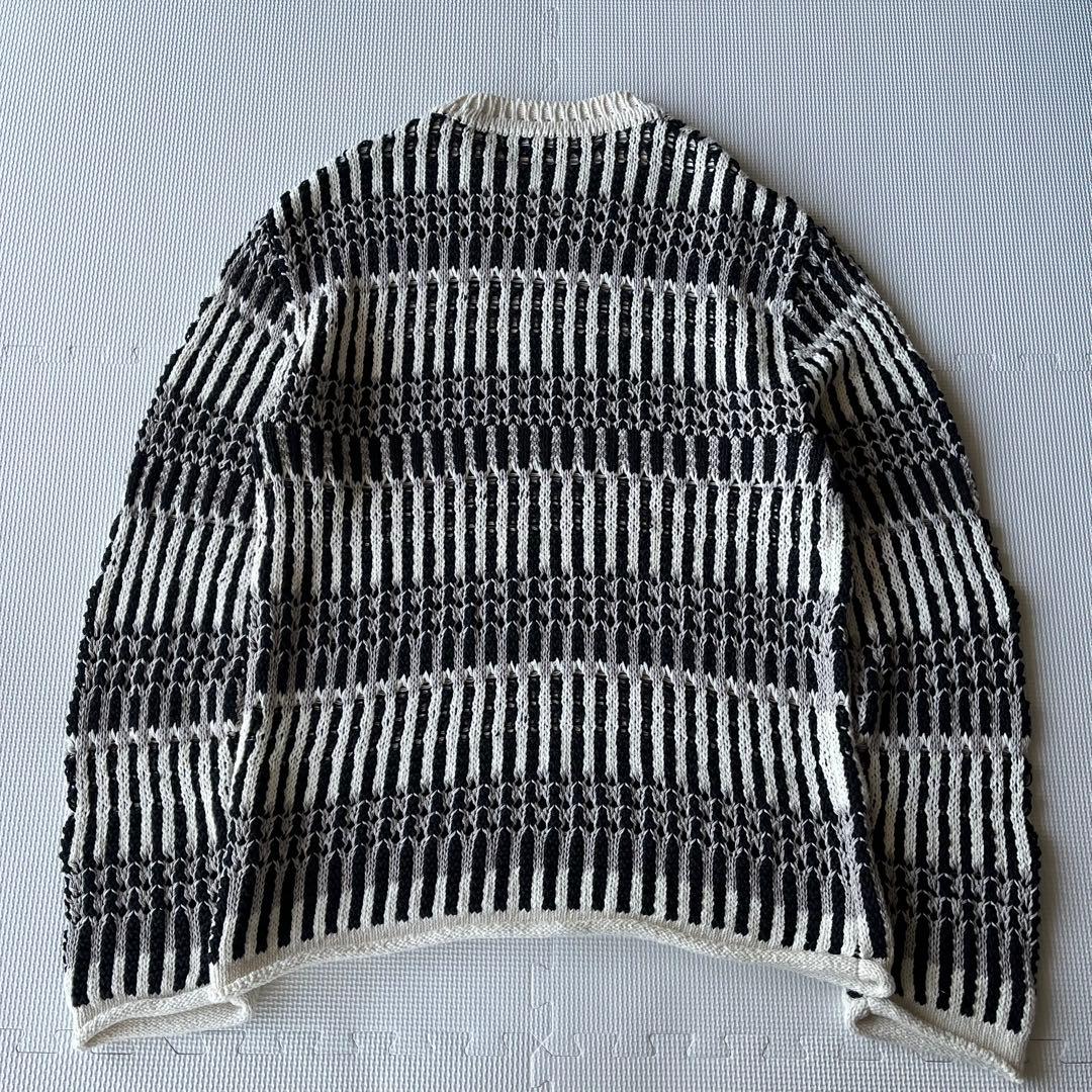 美品 BATONER 23SS MIX YARN CREWNECK 3 春夏 綿