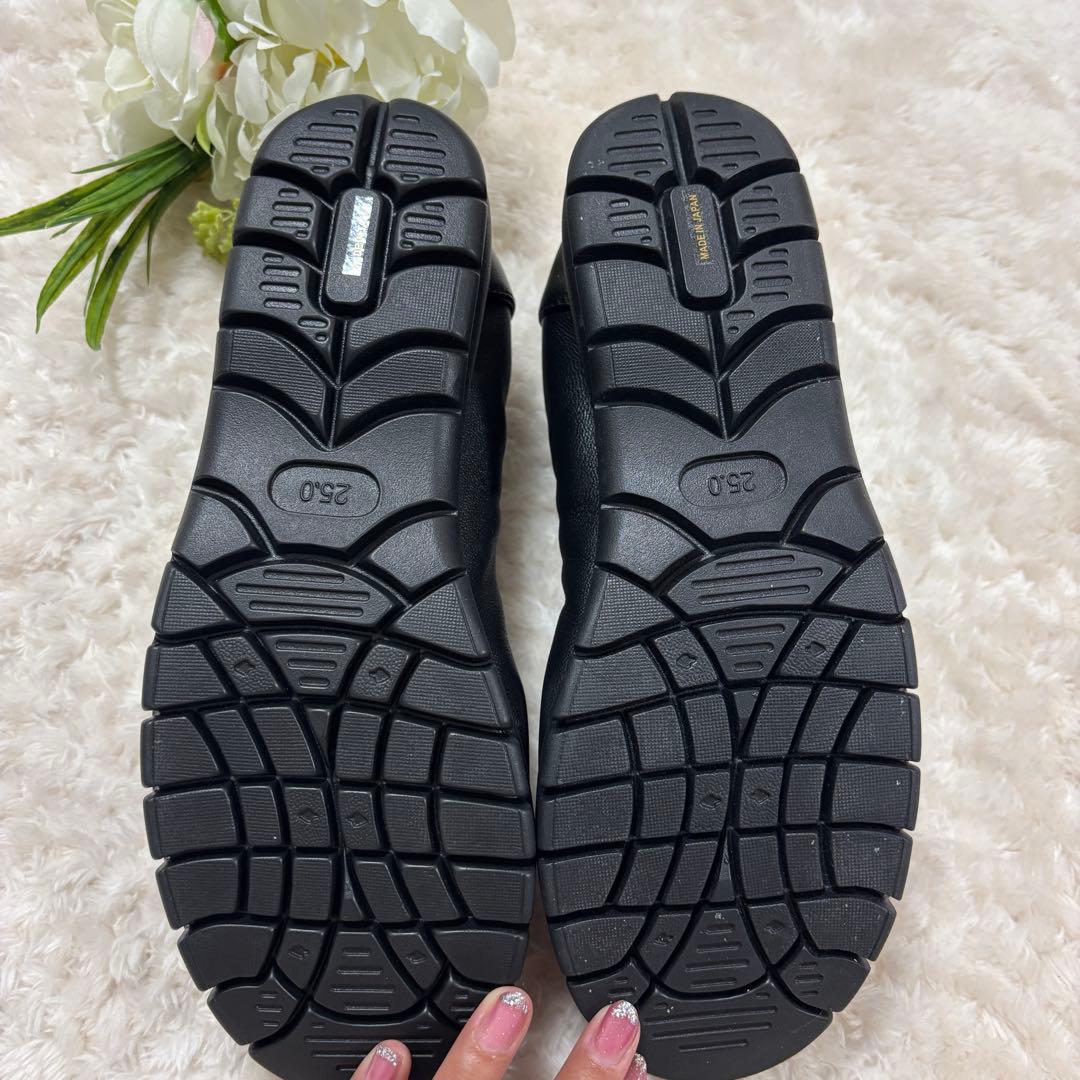 h…♡♡おまとめブランコワール 本革 ビット付バレエシューズ 25cm