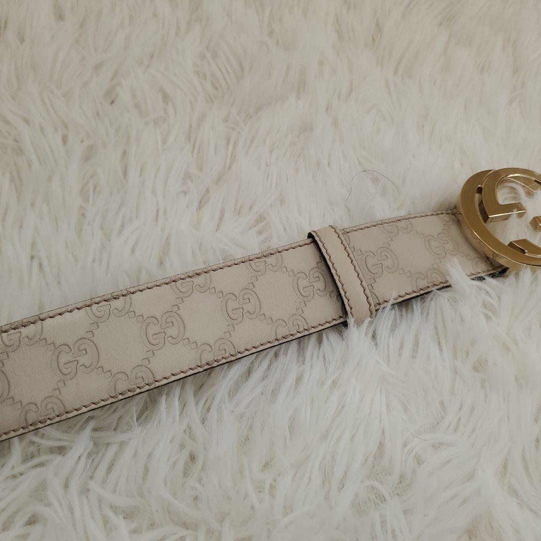 ⭐美品⭐GUCCI インターロッキングG シマ ベルト レディース