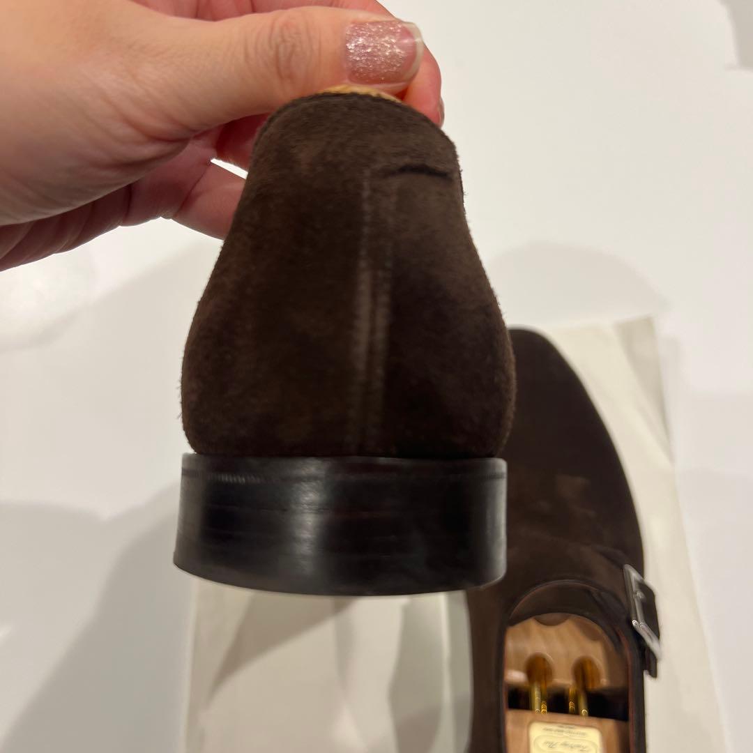 【近日削除】Crockett&Jones スエード シングルモンクストラップ