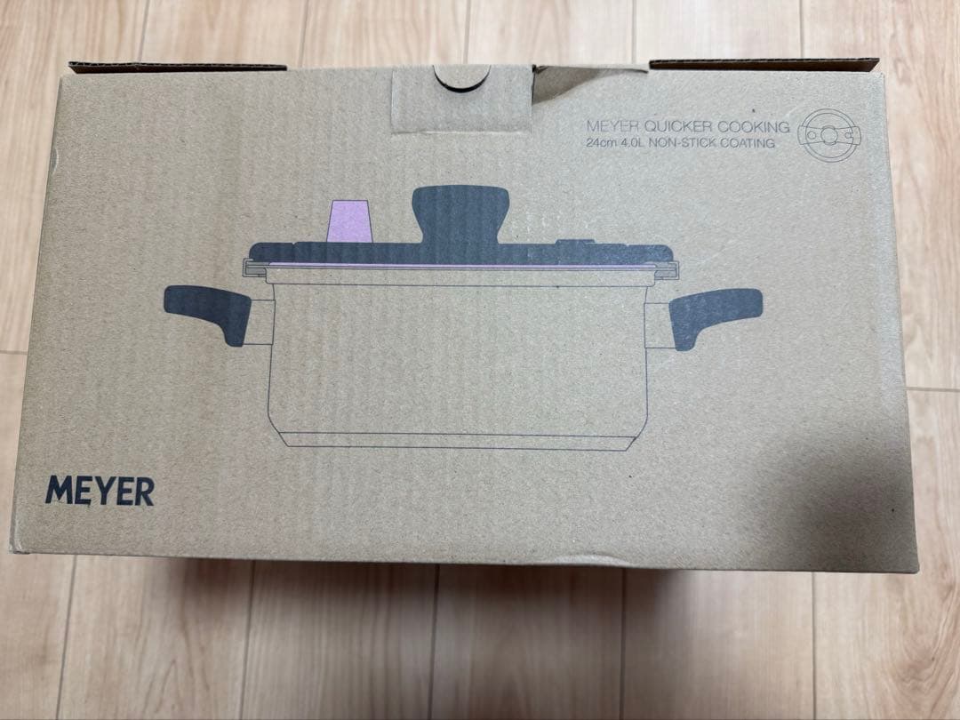 シュンタロー　 Meyer 両手鍋 4L 取扱説明書付き